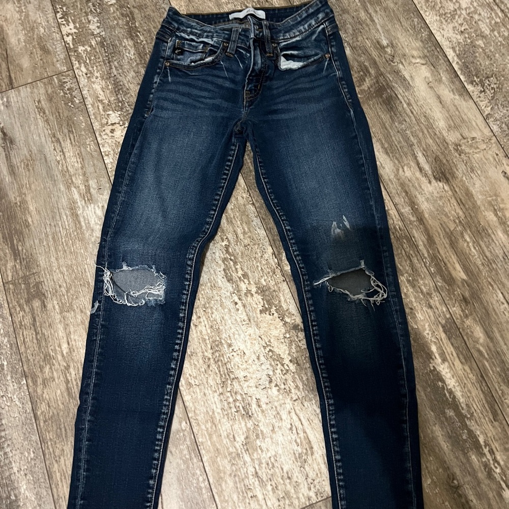 Distressed Blue Women's KanCan Jeans